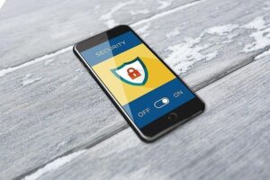 Phone running security software